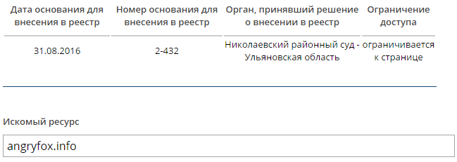 блокировка анонимайзеров по решению суда